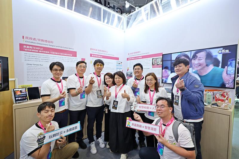 來嘉跑TEMPLE於「2026智慧城市」展出。