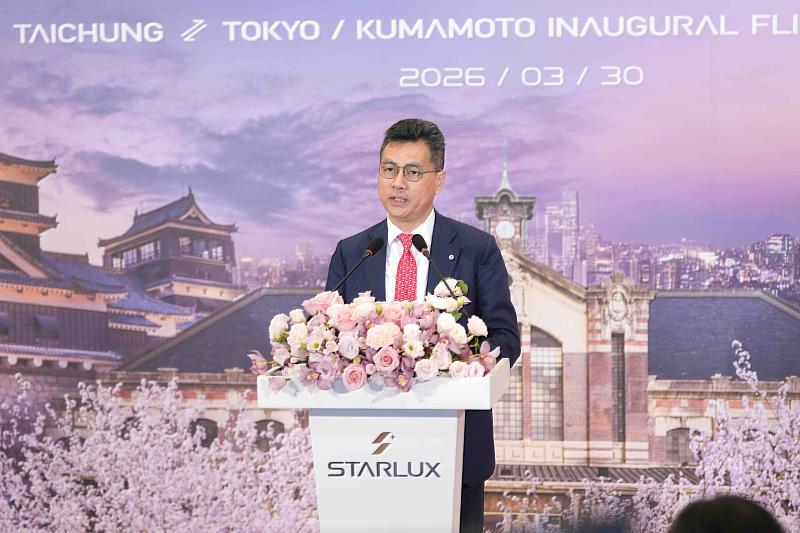 星宇航空執行長翟健華表示，星宇航空將持續深耕中部市場，優化航網布局，期待台中航線年底能增加到每週70班。