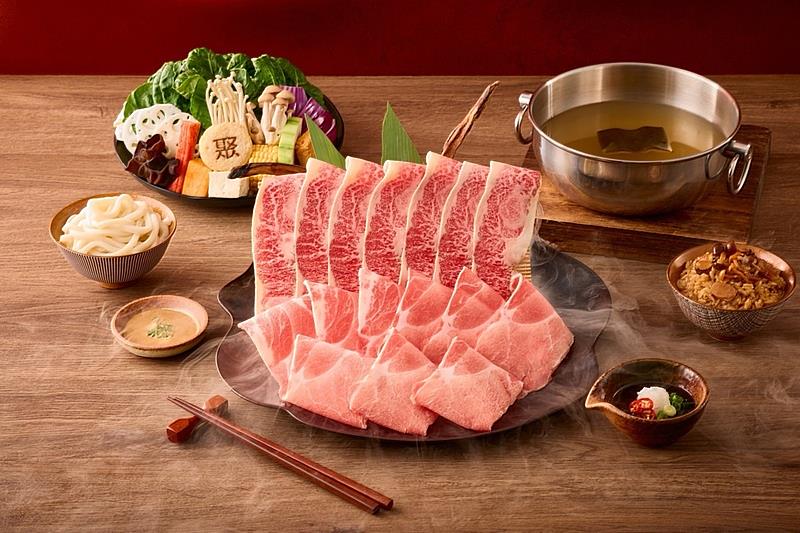 聚推出國產牛雪花、國產牛霜降單人套餐和究極日本國產牛雙人特盛雙人套餐，售價788元起。