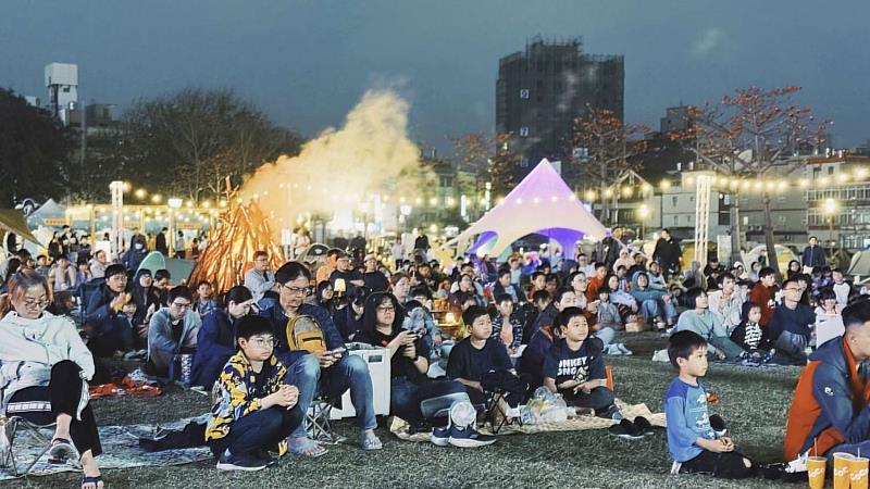 星空電影院活動現場照。