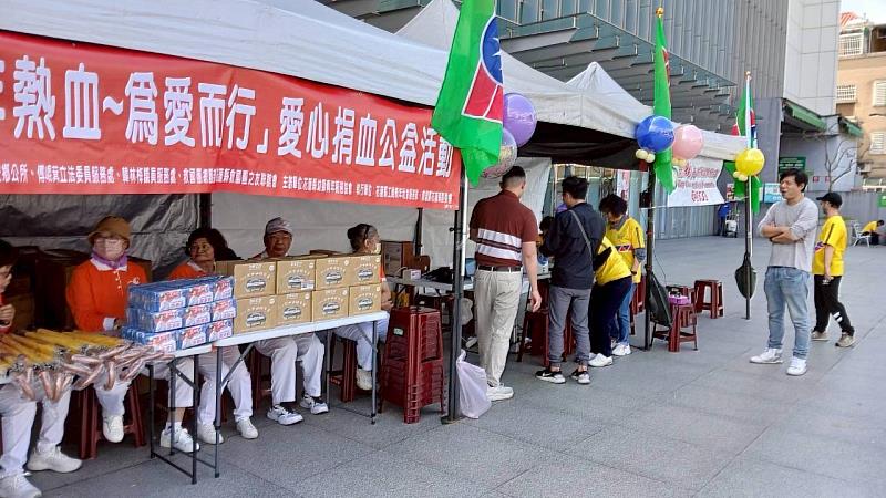 花蓮縣救國團「青年熱血、為愛而行」公益捐血活動