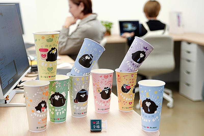 最懂社畜的聯名 清心福全×奧樂雞新飲品紙杯療癒爆擊