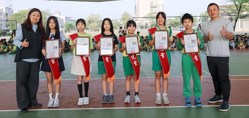 志航國小兒童節模範兒童表揚。