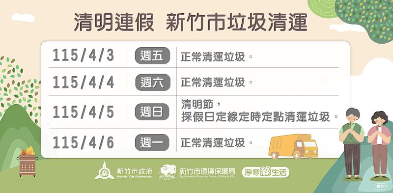 清明連假新竹市垃圾清運EDM