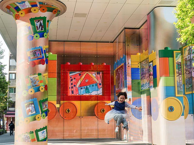兒童創意打造台北城市 戶外光廊化身童趣公共藝術風景
