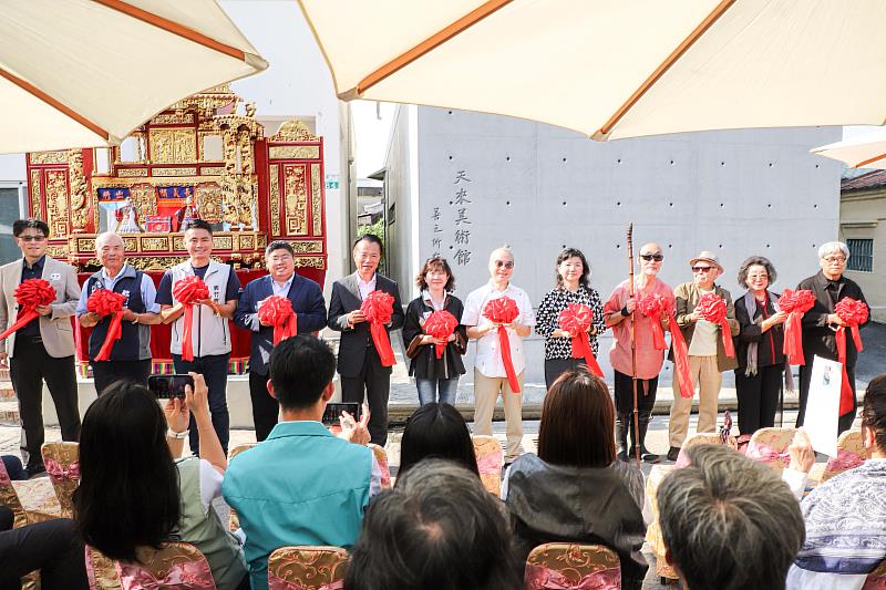 嘉義義竹添藝文地標 天來美術館今正式開館