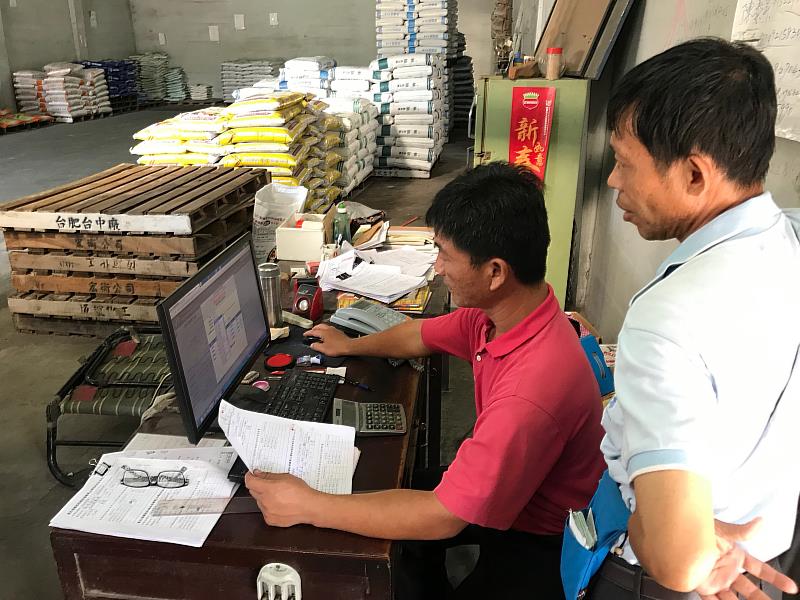 實名制購肥精準供應農友用肥。