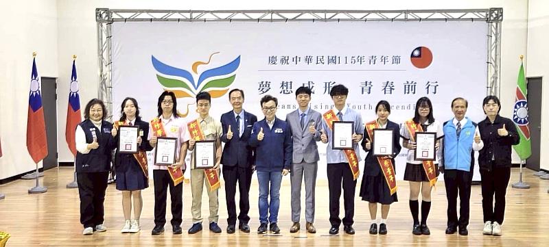 夢想成形、青春前行！救國團表揚新竹市62位優秀青年 以行動實踐青年使命