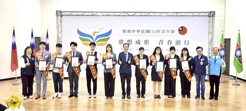 夢想成形、青春前行！救國團表揚新竹市62位優秀青年 以行動實踐青年使命