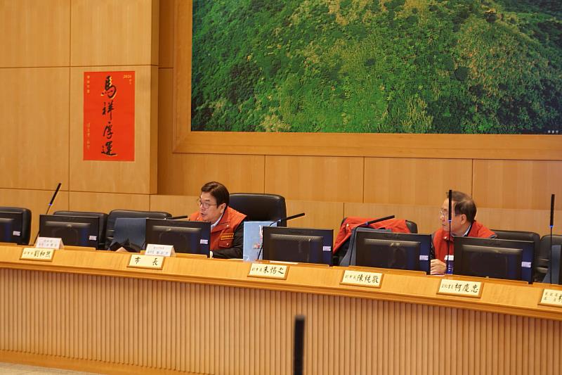 新北市區長災害防救教育講習,劉和然副市長致詞。