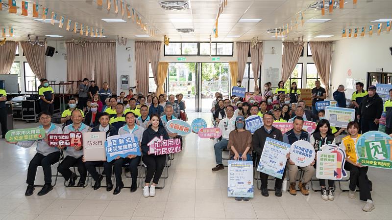 竹市擴大補助老舊大樓消防設備再增5項 高虹安：補助再升級強化居住安全