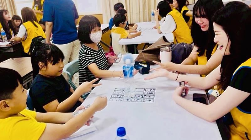文藻USR團隊攜手蚵寮國中小與基督教芥菜種會,舉辦「蚵寮啟航.創意袋著走」大小學伴相見歡活動