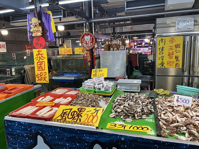 現場價格標示情況 攤商基本都有標價