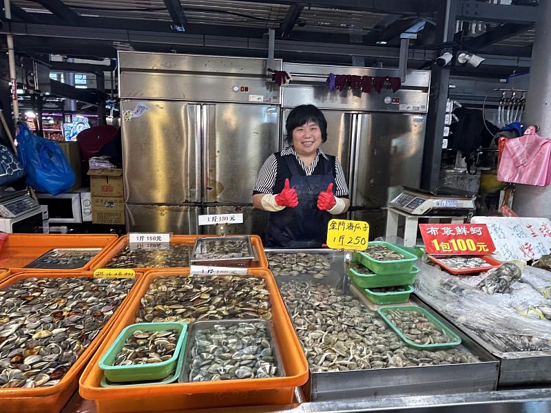 現場價格標示情況 攤商基本都有標價