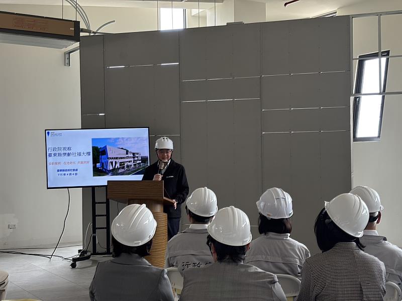 臺東全齡照顧再升級！樂齡社福大樓預計5月試營運10月啟用(照片台東縣政府提供)