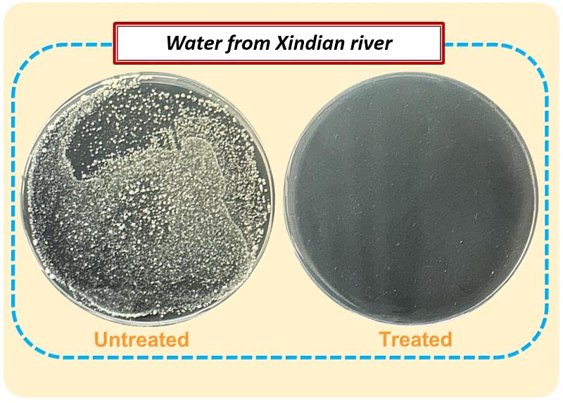 研究團隊在奈米管表面塗覆碲化鉍（Bi₂Te₃），並以新店溪溪水進行實驗，透過熱催化效應達到約97%的大腸桿菌滅菌效果。