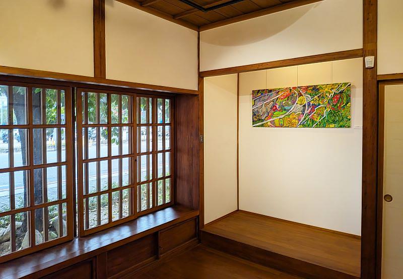 三連畫《西瓜籽與我聽見海洋》。