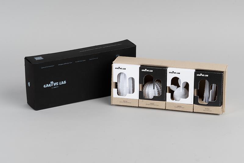 鄭中義老師指導作品《仙人掌實驗室》，設計團隊為四年級蘇吉晢、林秉瑩、王柏程。