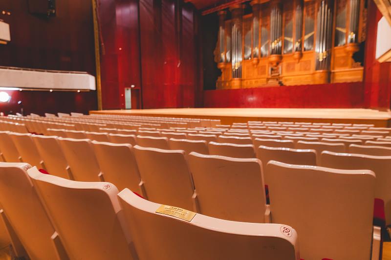 國家音樂廳多元友善席觀演視角。（國家兩廳院提供，攝影邱志翔）