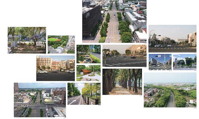 西區大發展成果拼貼。