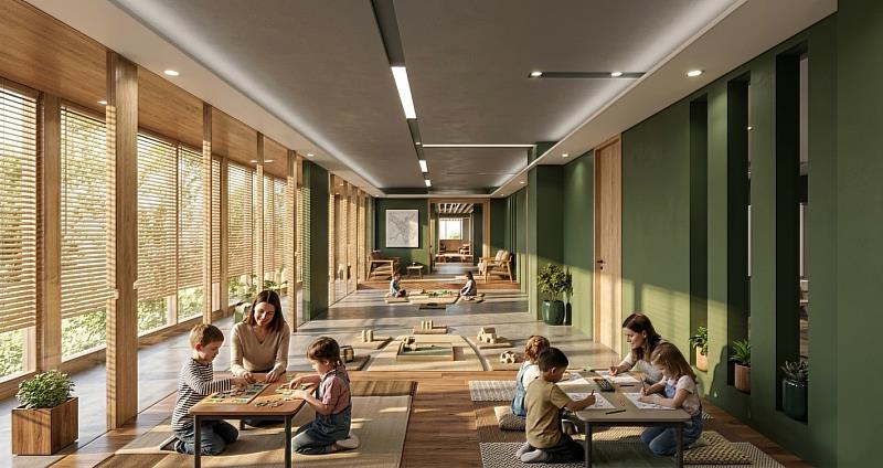 中國科大室設系學生郭宣劭榮獲金獎之作品《Reimagining Early Intervention Spaces（療育之間）》聚焦妥瑞症與ADHD族群的早期療育需求。（照片/校方提供）