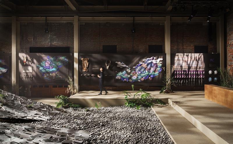 偶然設計作品：2021臺灣文博會花蓮館「據說考古隊」。