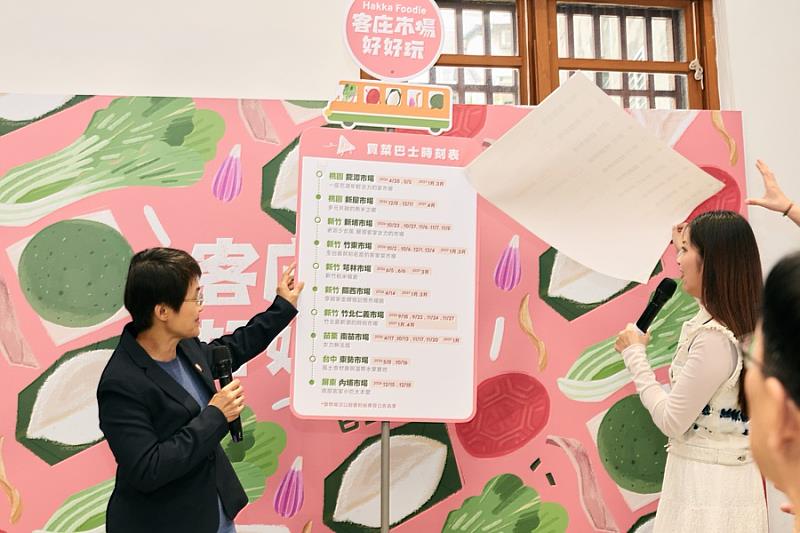 「客庄市場好好玩」活動巴士開跑。