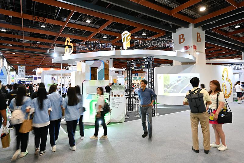 1. 2025年創博專利站展會現場。（貿協提供）
