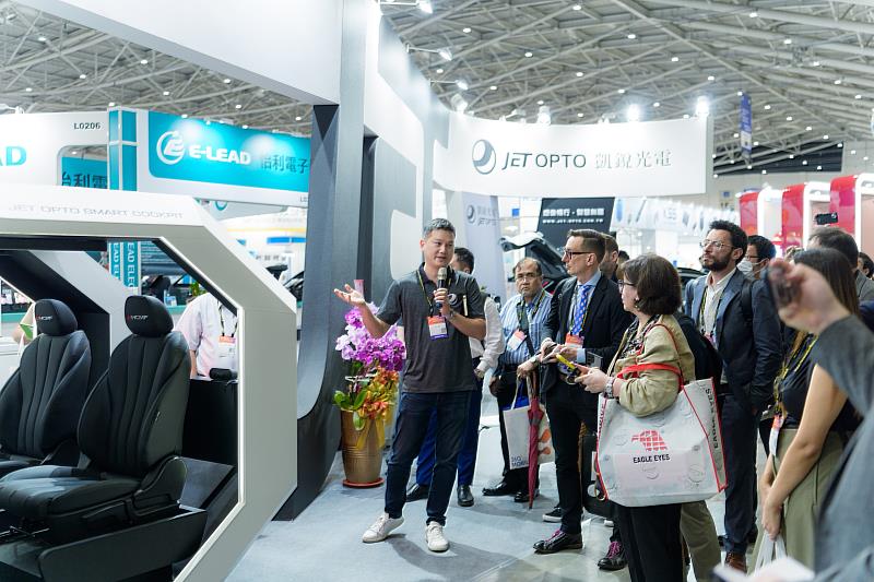 360° MOBILITY Mega Shows將於4月14日至17日於南港展覽1館登場，聚焦AI與氫能應用，呈現智慧座艙、車聯網與新能源移動等最新發展。（2025資料畫面－貿協提供）
