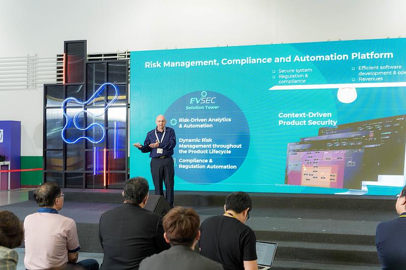 本屆展會持續強化國際鏈結與市場交流，透過360° MOBILITY USA Day及多場商務洽談活動，協助業者掌握海外市場需求與合作契機。（2025資料畫面－貿協提供）