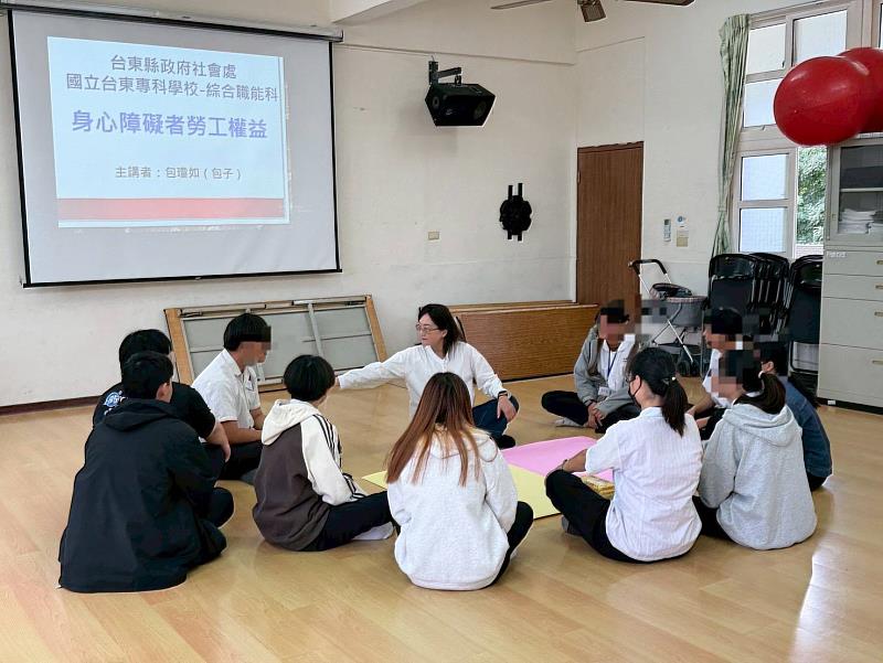 畢業即戰力！臺東推動身障青年就業前準備團體 強化職場銜接力