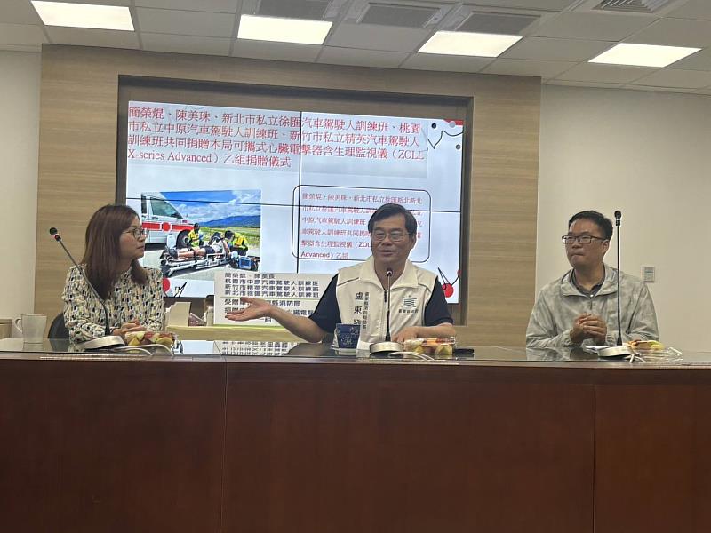 民間暖心捐贈高階救護設備 攜手守護台東縣民生命安全