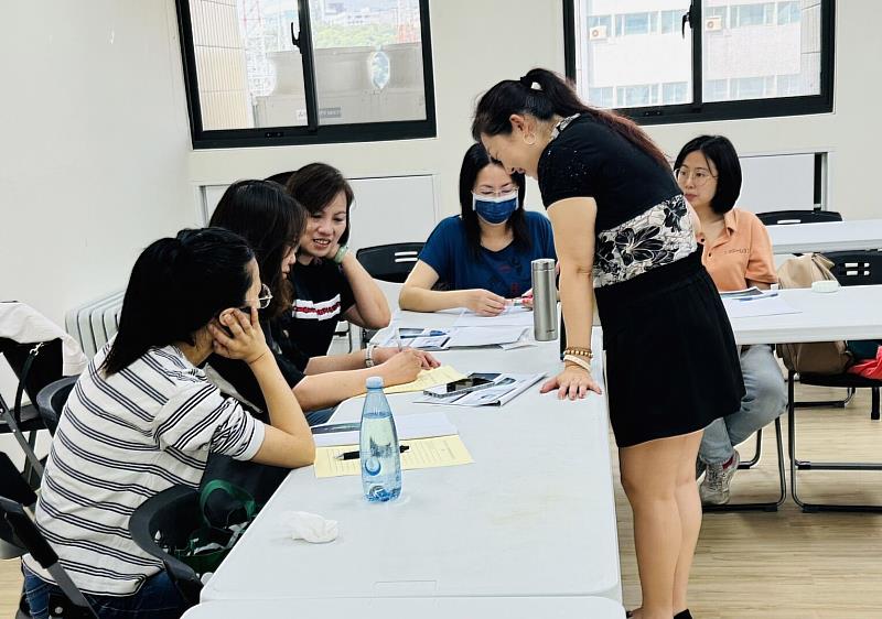 永續課程互動分組討論照片