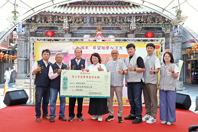 0_嘉義城隍廟致贈經費