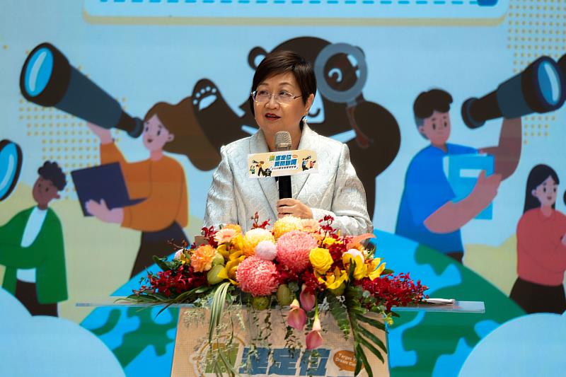 僑務委員會委員長徐佳青致詞。