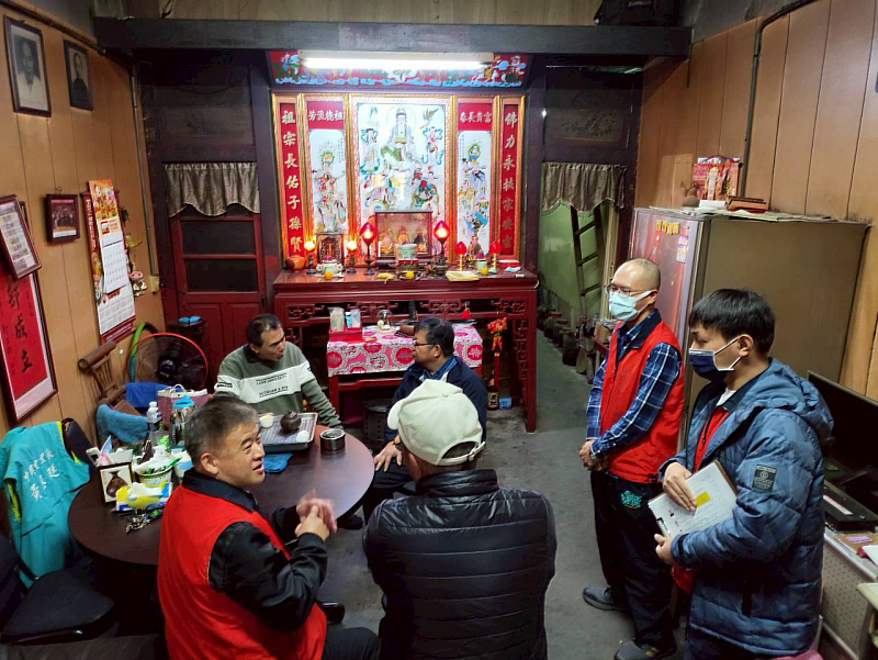 115年圖籍套疊作業前拜訪里長。