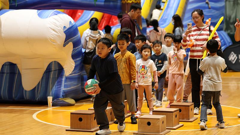NH超級玩家兒童節活動登場,親子同樂,吸引近400人參與。