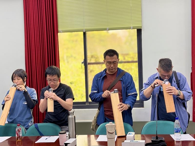 為了解學員學習成效，於課程結束後進行木材辨識測驗。