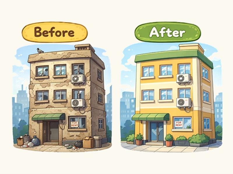 4-6層樓公寓：建築物立面修繕補助300萬元/棟；6樓以下透天住宅：建築物立面修繕補助100-300萬元/棟。