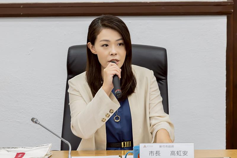 高虹安市長致詞。