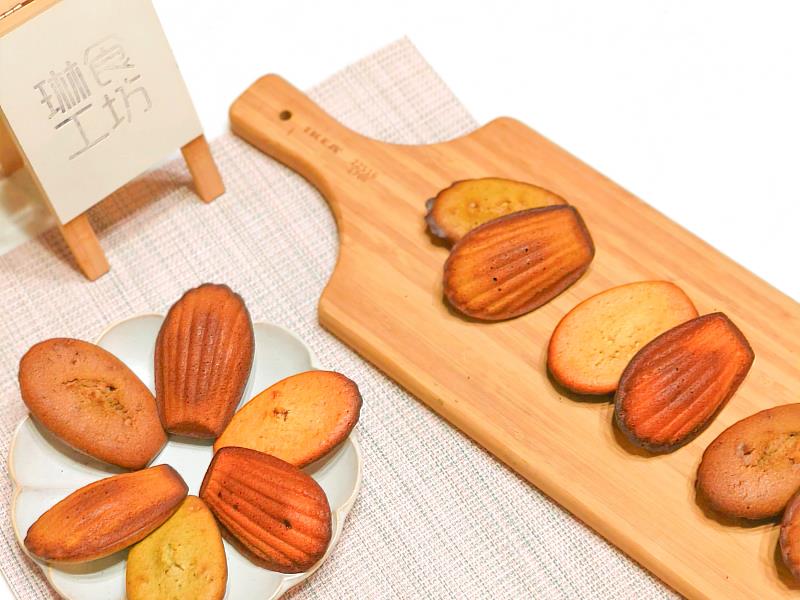 「梅好甜食手作甜點體驗」由鶯歌在地「琳食工坊」授課，結合三峽蜂蜜、碧螺春與蜜香紅茶製作瑪德蓮。