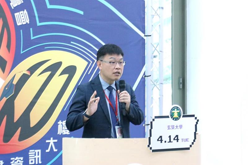 玄奘大學簡紹琦校長致詞。