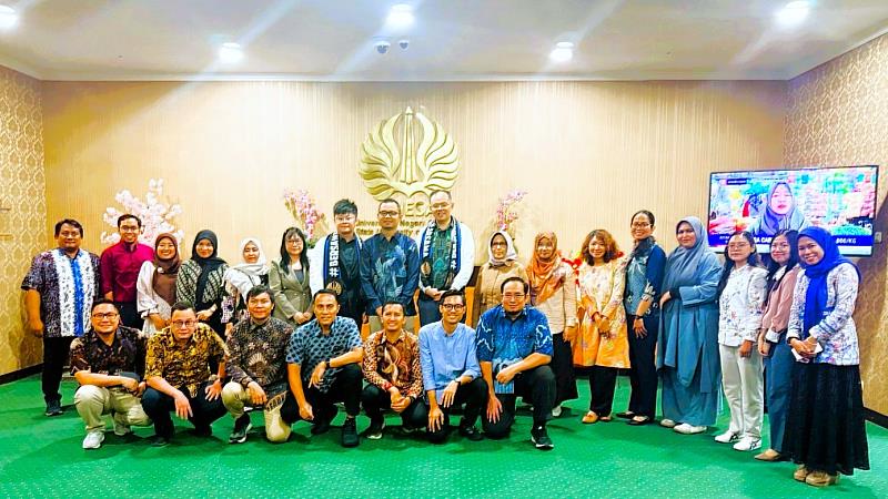 李俊鴻教授、簡暐哲教授拜訪印尼兩所大學， 東華大學積極深耕國際永續合作。