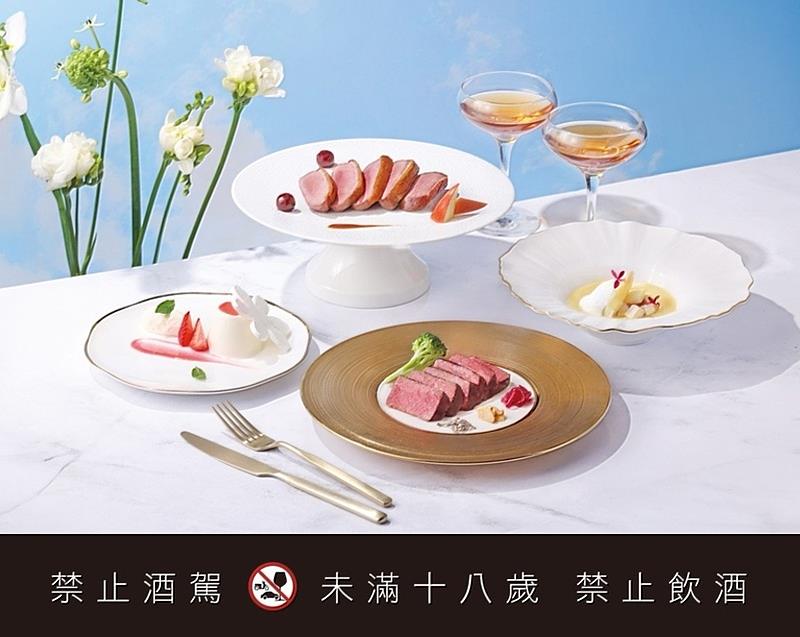 「夏慕尼」鐵板燒4/21起推出「白蘆筍雞肉濃湯」、「鮮蝦季節水果沙拉」與「法式奶凍佐澄清草莓醬」3道春夏菜色，為母親節歡聚時光增色。