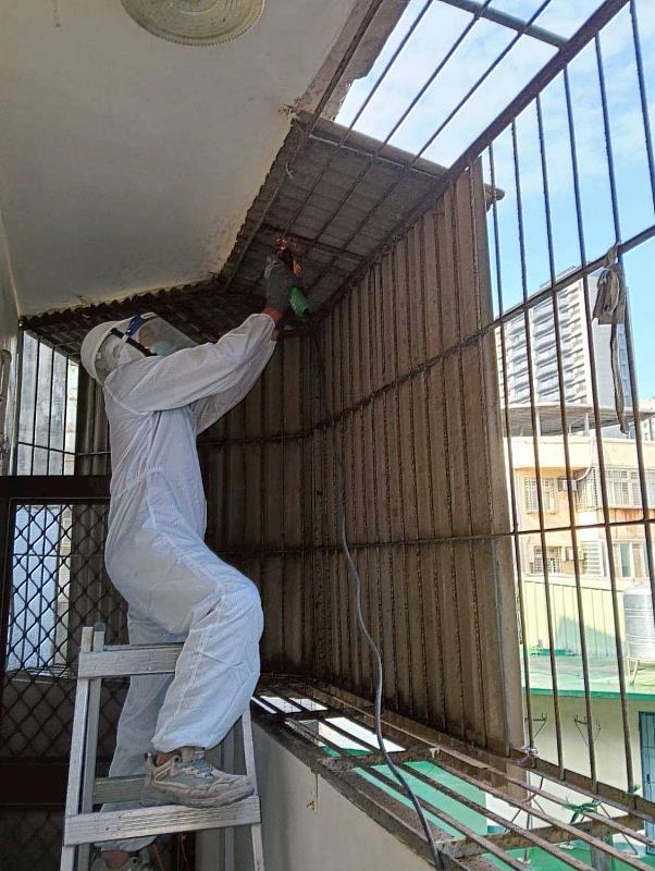 民眾拆除石綿標準防護措施