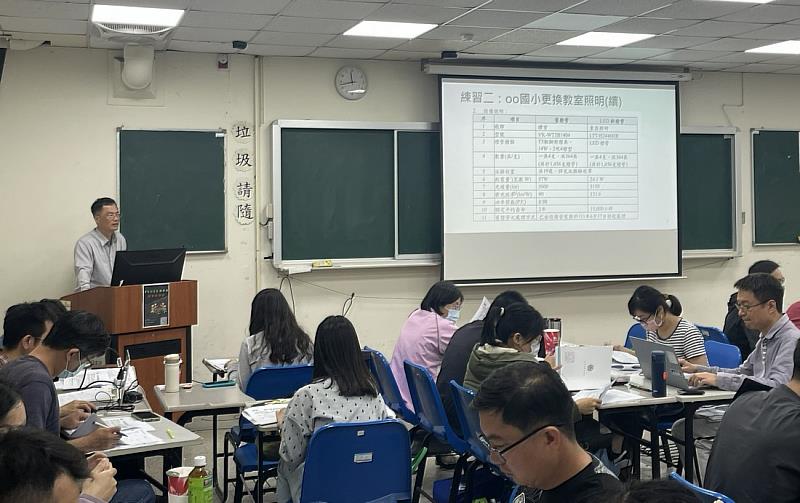 03. 環科王俊傑協理帶領學員探討自願減量演練