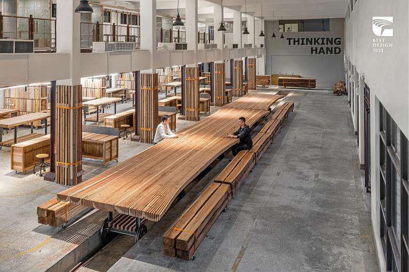 森林木人建築工作室得獎作品：Maker Space 瓶蓋工廠臺北製造所