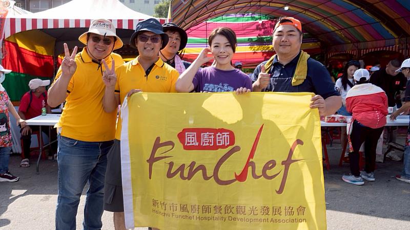 高虹安市長感謝新竹市風廚師餐飲觀光發展協會熱情支援。