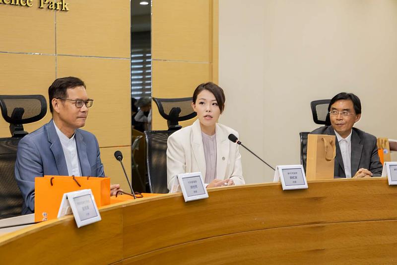 市長高虹安致詞，期盼持續深化雙方產業交流與國際合作。