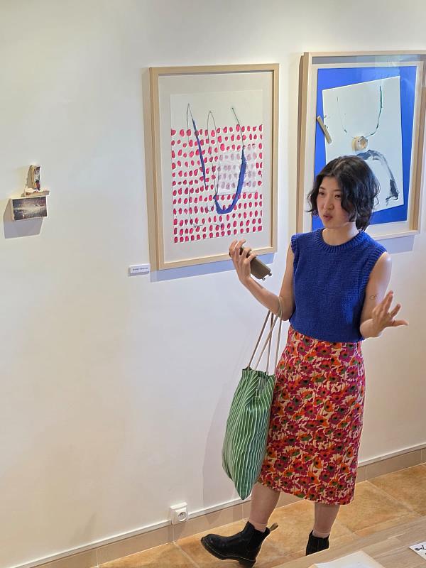 台灣旅法藝術家王文琳（版畫藝術）。